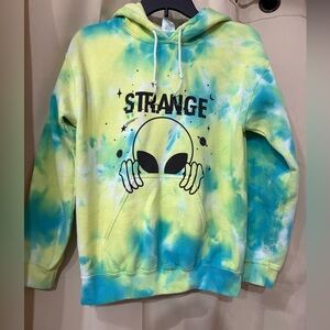 Gently Worn Hot Topic Alien Tie Dye Hoodie